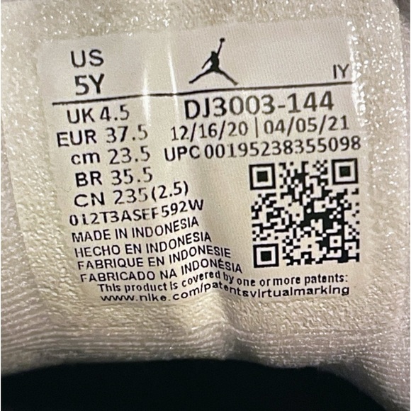 Nike Jordan 13 Retro White Obsidian Powder Blue (GS) Shoes Size 5Y- DJ3003-144 - Picture 4 of 13